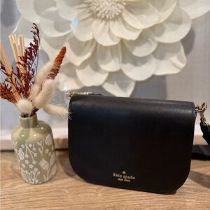 Kate Spade Black Leather Crossbody Bag